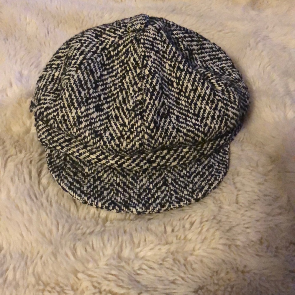 Tweed Black and White Grim Hat